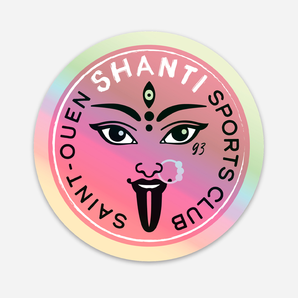 Autocollant holographique shanti