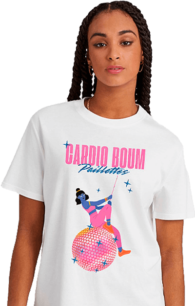 T shirt cardio paillette shanti saint ouen