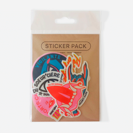 Pack 7 stickers couv