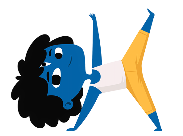 Enfant shanti bleu
